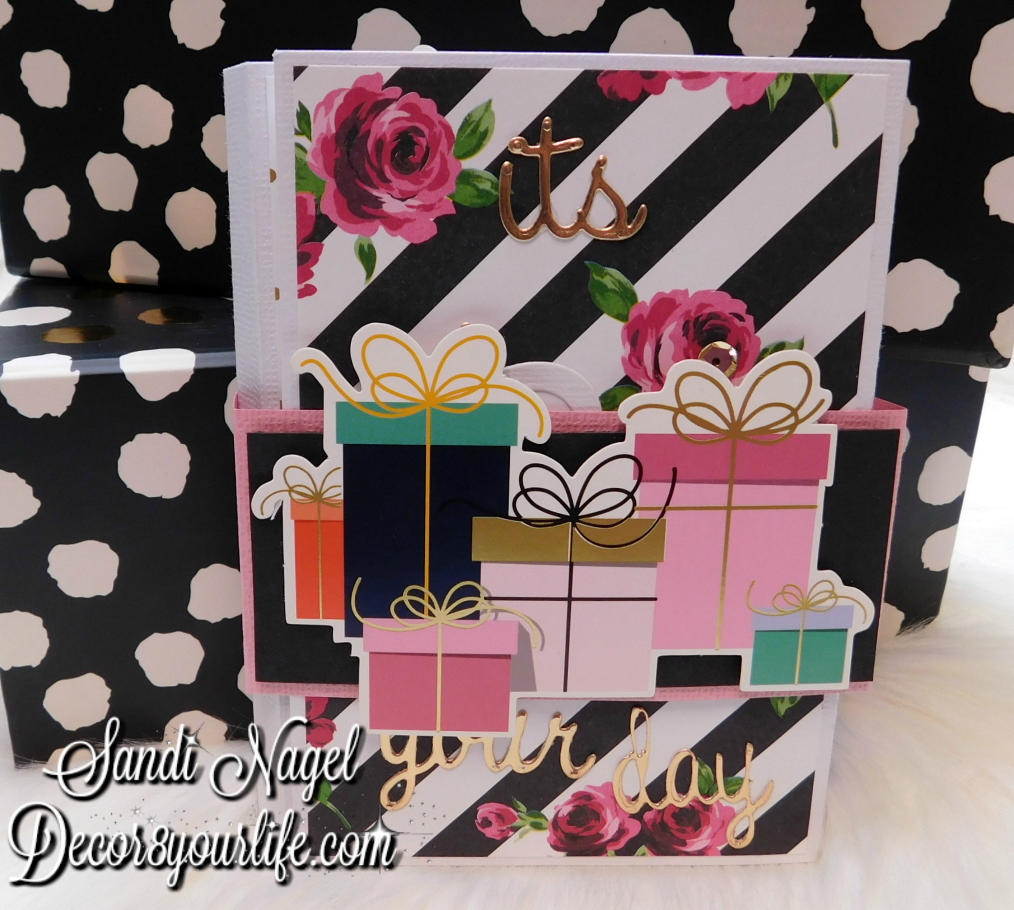 Spellbinders Mini Album from Card Kit