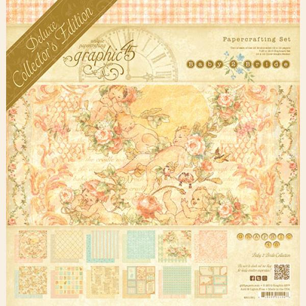 Graphic 45 Baby 2 Bride Paper Pack