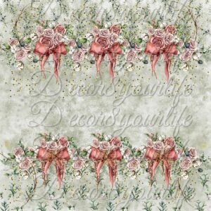Shabby Chic Floral Scrapbook Paper