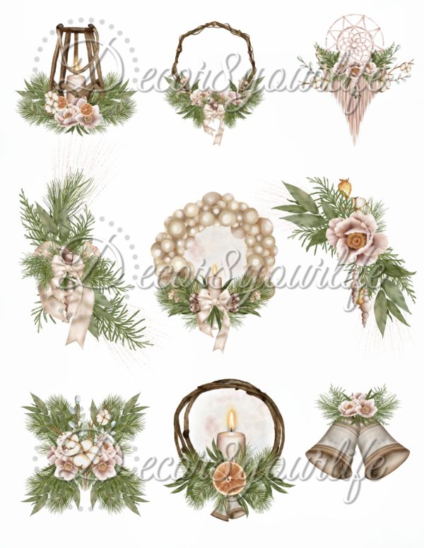 Pink Boho Add-on Diecuts