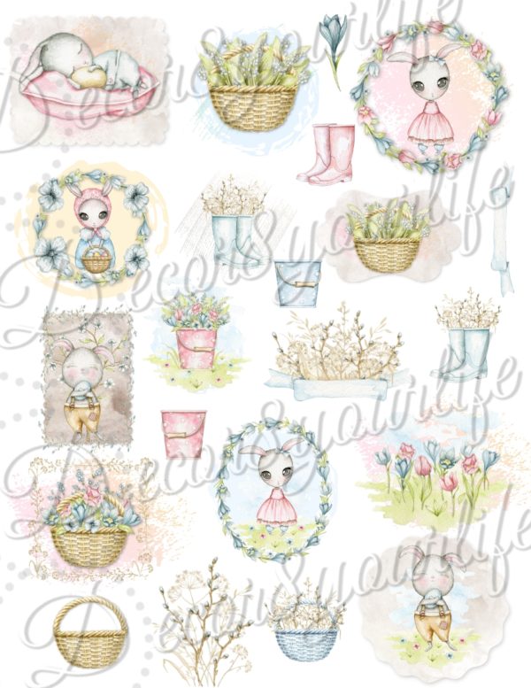Printable Fussy Cuts Cutie Patooties