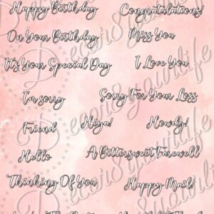 Sentiment Stamp Pack
