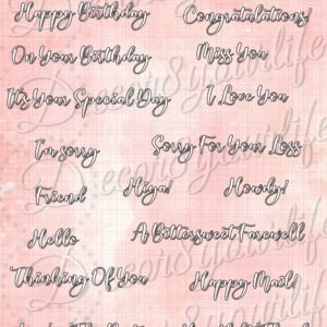 Sentiment Stamp Pack
