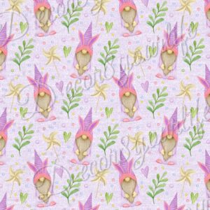 SCRAPBOOK PAPER EASTER GNOMES