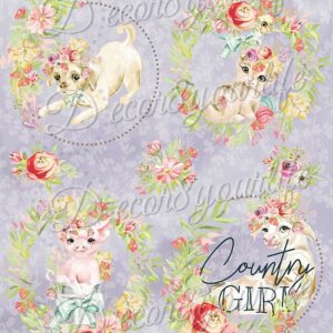 Cute Scrapbook Papers Country Critters