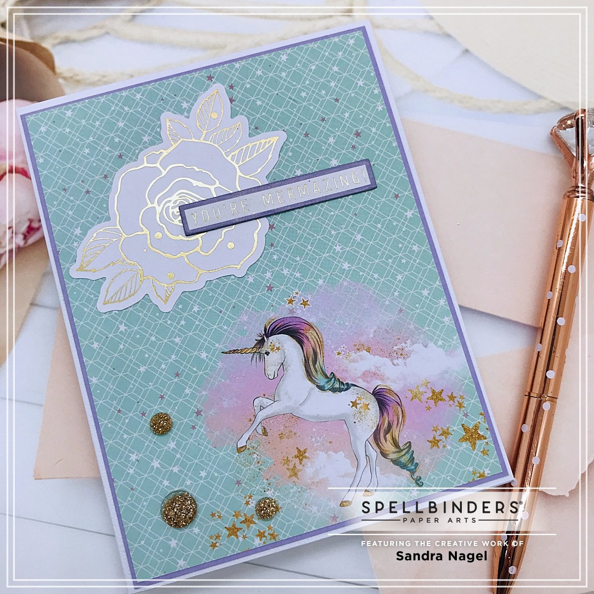 cute card ideas with card kits from Spellbinders