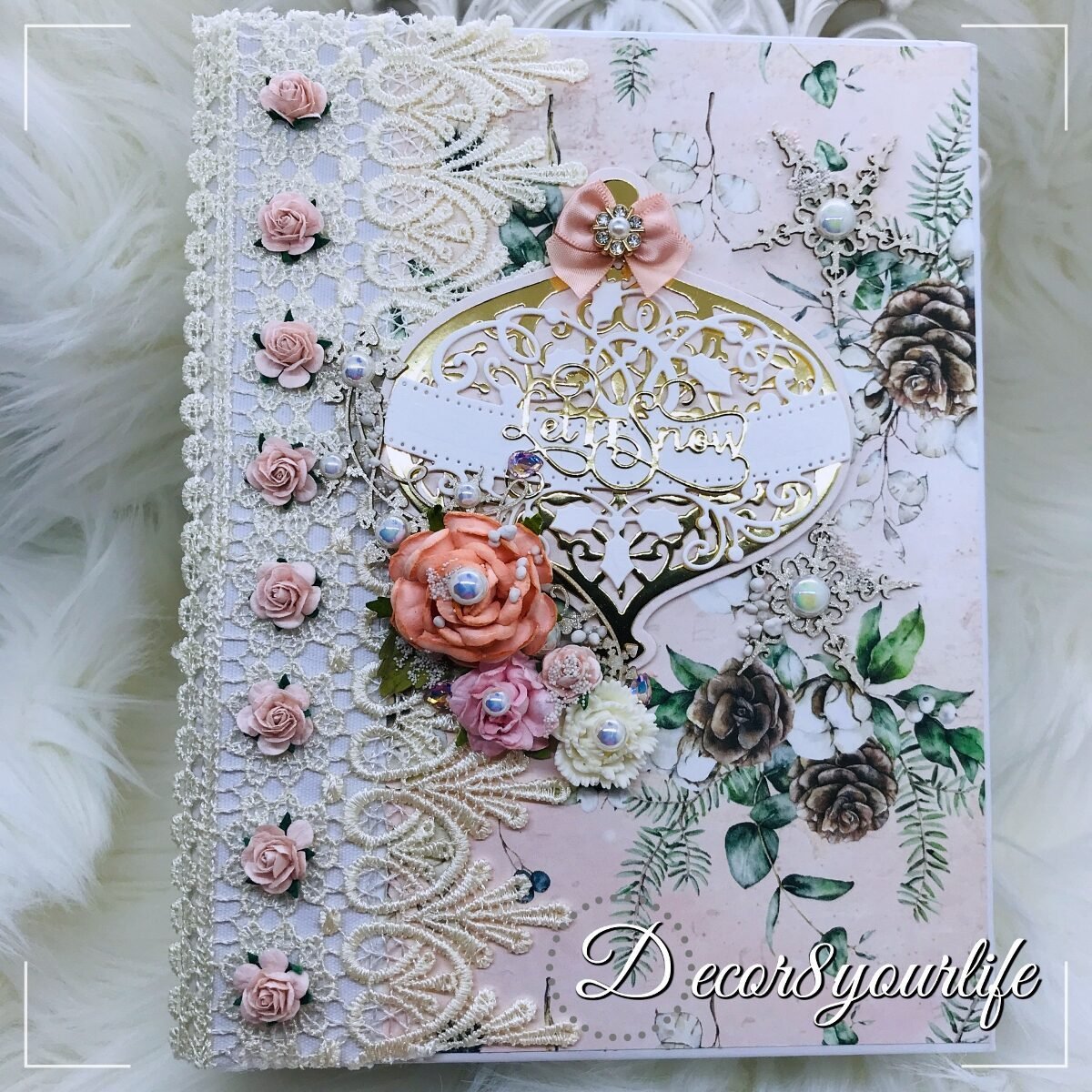 Christmas Mini Album Cover Tutorial