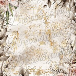 SCRAPBOOK PAPER PACK COLLECTION SHABBY BEAUTIFUL CHRISTMAS