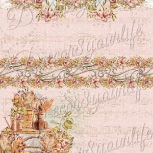 SHABBY CHIC SCRAPBOOK PAPER PACK COLLECTION