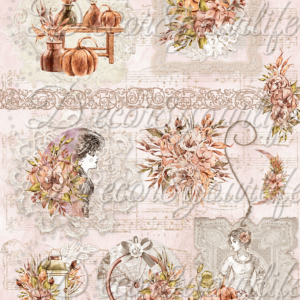 SHABBY CHIC SCRAPBOOK PAPER PACK COLLECTION