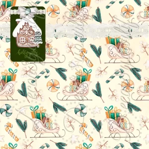 CUTE SCRAPBOOK PAPER - A COUNTRY CHRISTMAS