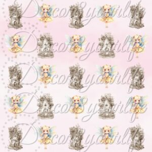 Colorful Fairies and Butterflies Scrapbook Paper Pack