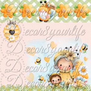 Summer Friends Digital Printable Scrapbook.Summer Friends Cute Scrapbook Paper