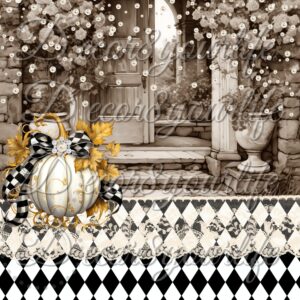 En vogue,pumpkin,paper,collection,scrapbook,mini album,handmade,diy,gold,black,white,card,making,supplies,crafts