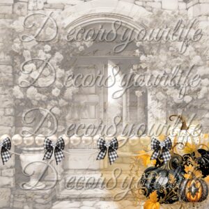 En vogue,pumpkin,paper,collection,scrapbook,mini album,handmade,diy,gold,black,white,card,making,supplies,crafts