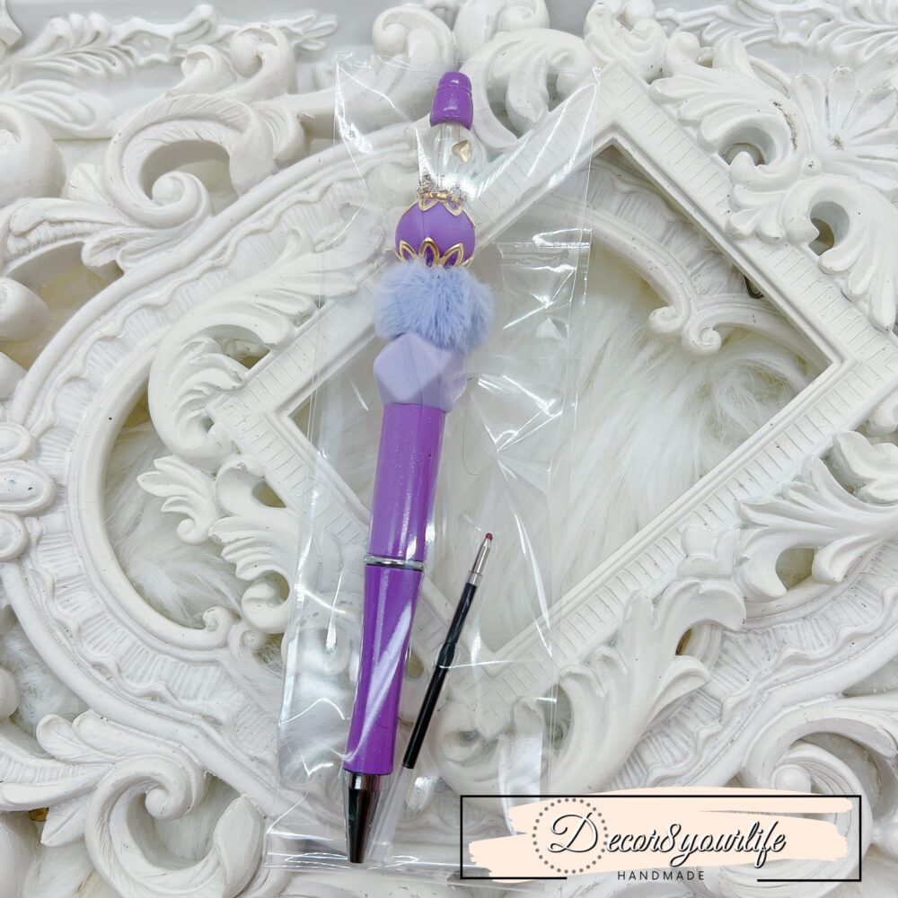 Beaded Pens White Daisy,Beaded Pens,Black Ink Beaded Pens,Bridesmaid Proposal Gifts,Christmas Gifts,Office Party Gifts,Bling,Silicone Beads