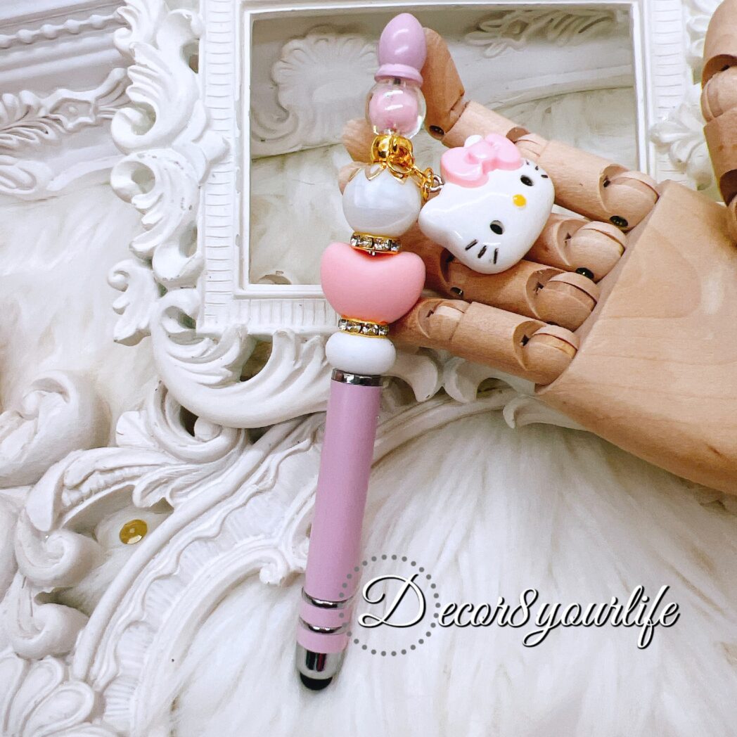 sanrio,hello kitty,beaded,stylus