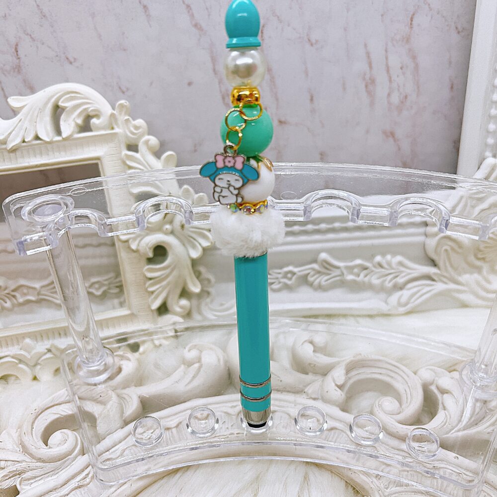 hello kitty aqua beaded stylus