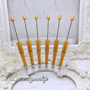 Bumble Bee Yellow Beaded Pen Pack