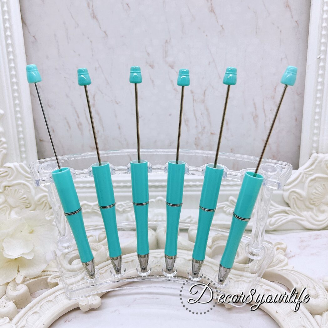 TIffany Blue Beadable Pen Pack, Craft Supplies, Beaded Pens