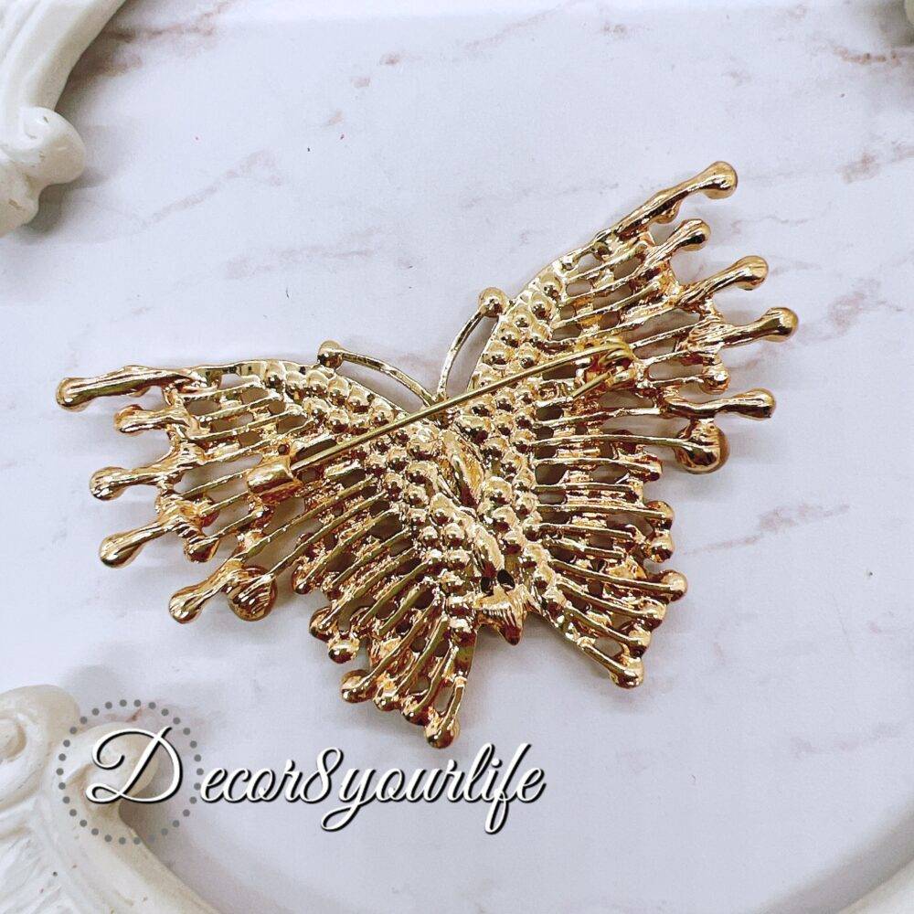 Elegant Large Rhinestone Butterfly,DIY Wedding Craft Supplies,