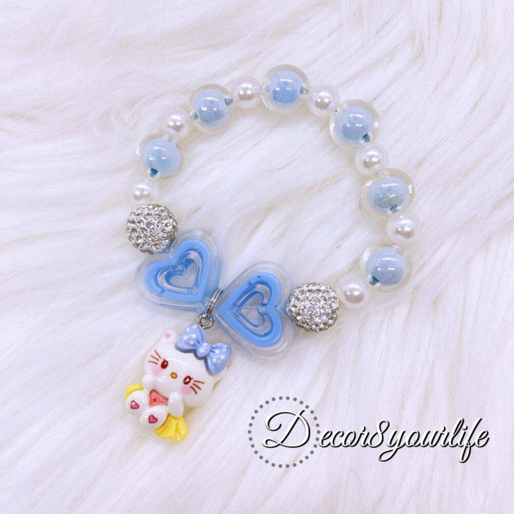 cute hello kitty beaded bracelet for girls