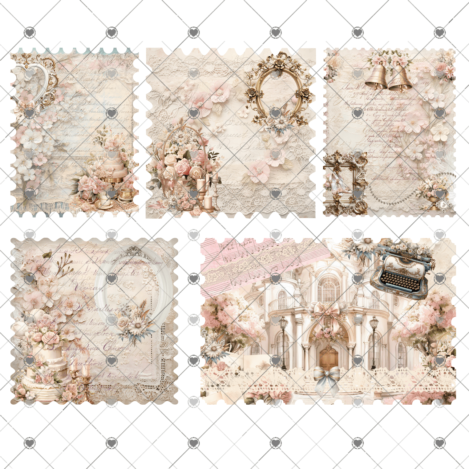 Elevate your crafting experience with the "She Said Yes!" Shabby Chic Scrapbook Craft Kit—where elegance meets creativity.