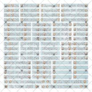 Shabby Chic Wedding Scrapbook Paper Collection by Decor8yourlife – 6 high-resolution designs for DIY wedding crafts.