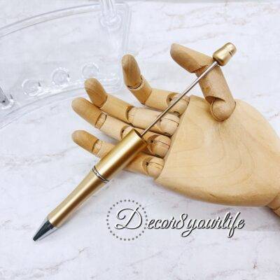 Beadable Pens,Craft Supplies,Beaded Pen Supplies,Brushed Gold