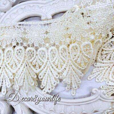 Cream Color Bridal Trim for Crafts