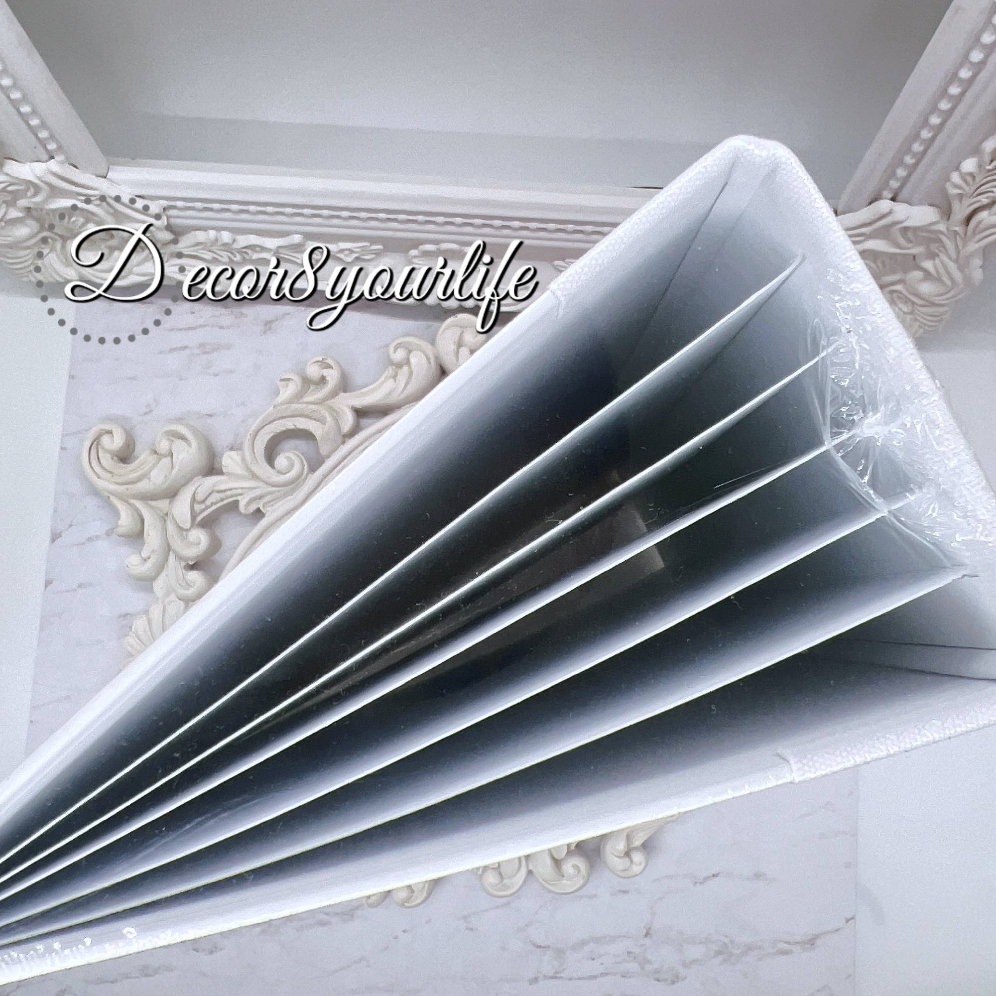 Close-up of the durable binding on the Heartfelt Creations white 3D Flip-Fold Album, emphasizing its high-quality construction.