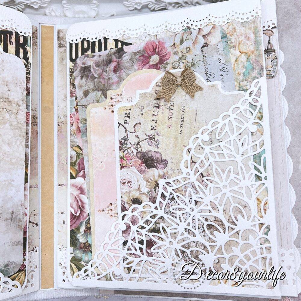 Handmade Heartfelt Creations scrapbook mini album/photo album for sale. Makes the perfect gift for Mother's day, birthdays and other special occasions.