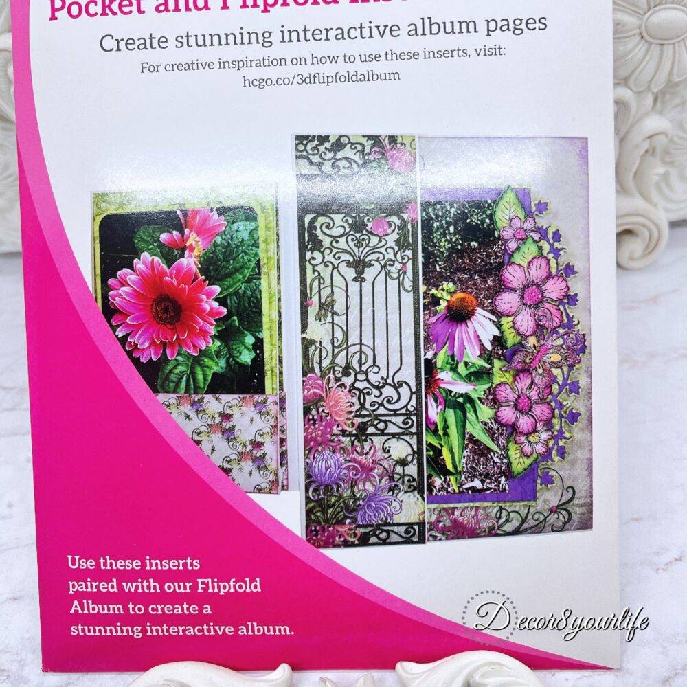 Heartfelt Creations Pocket and Flip-Fold Inserts showcasing various styles and configurations, demonstrating their application in interactive albums and cards.
