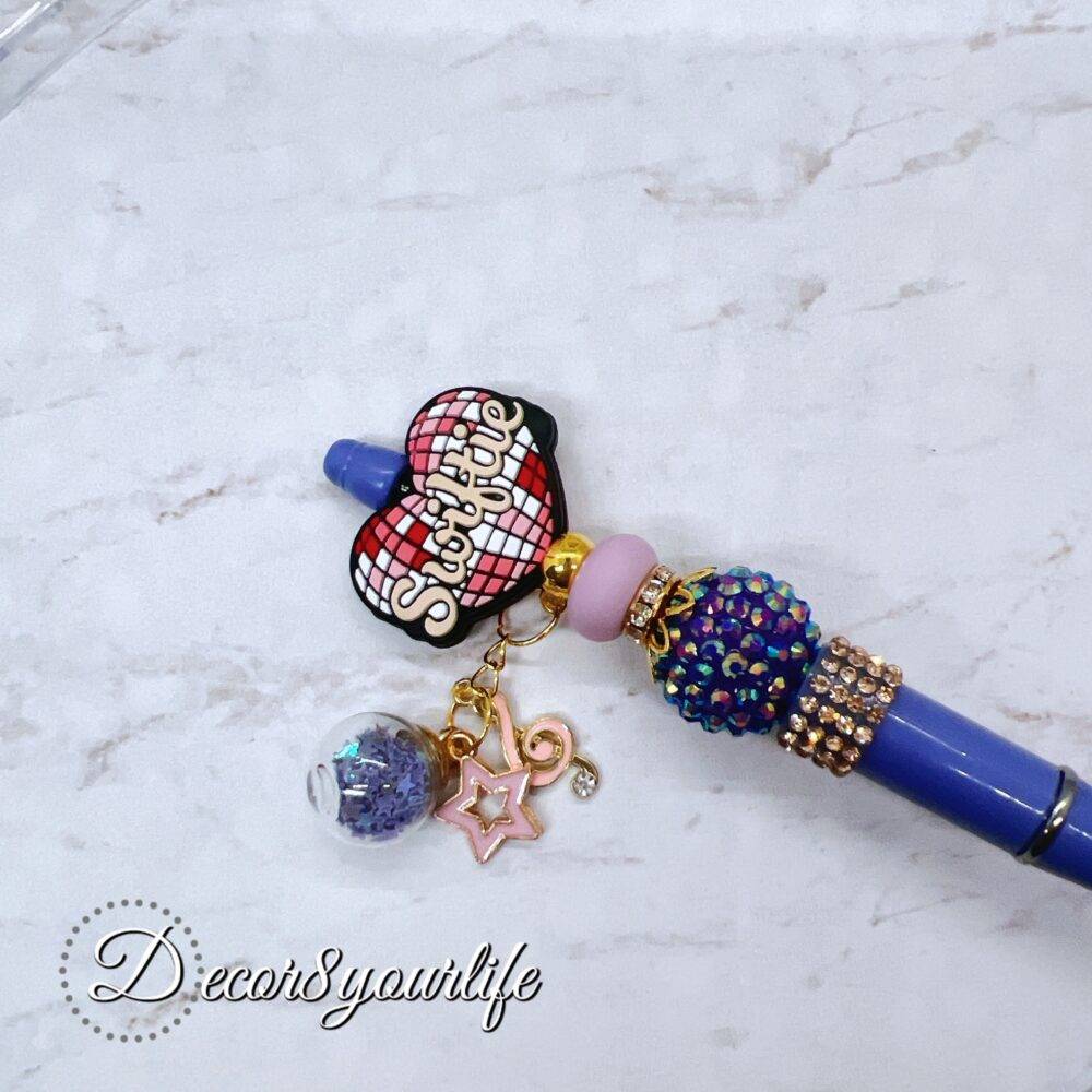 Taylor Swift Inspired Beaded Pen