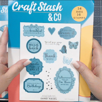 sentiment stamp die, stamps and dies, birthday stamps, card sentiments, papercraft dies, handmade cards, love you stamp, thank you die, clear stamp set, fly quote stamp, dream it stamp, moon and back, A5 stamp set