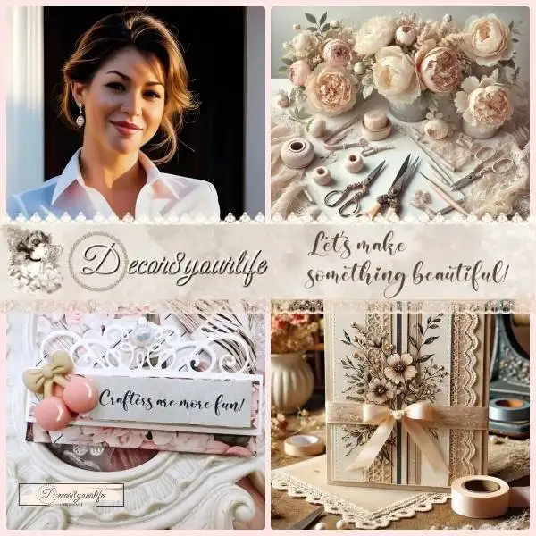 Women owned business - Meet Sandi Nagel aka Decor8yourlife. Small craft business owner, loves home decor, scrapbook paper designer and more!