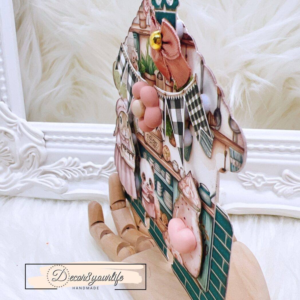 Memorydex card using the Bunny Bakes & Pantry Tales scrapbook paper collection by Decor8yourlife.