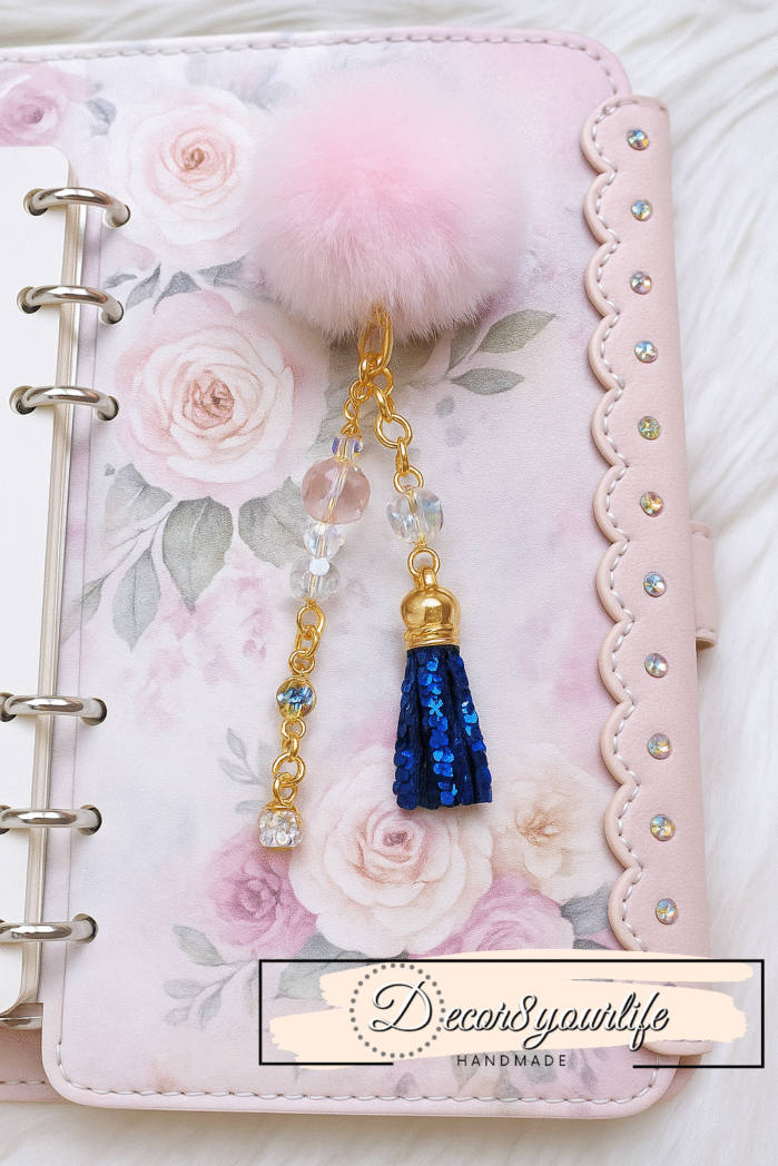 Planner supplies - featuring a mini tassel charm - decor8yourlife