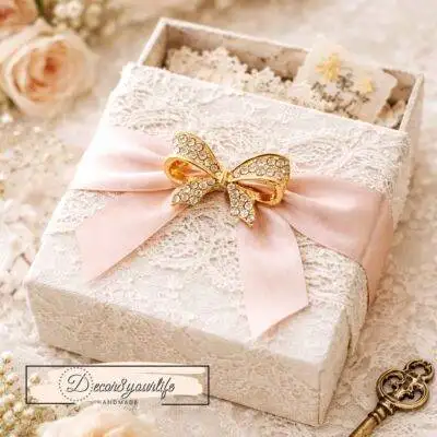 Shabby Chic Altered Box using craft supplies from Decor8yourlife store.