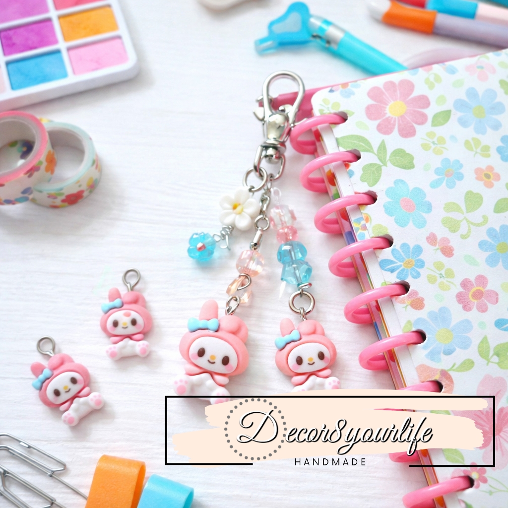 My Melody Sanrio Licensed character charms for bracelets, charms, scrapbooks, journals and other craft and jewelry making projects. Get your Hello Kitty craft supplies at Decor8yourlife craft store.