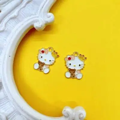 Licensed Sanrio Hello Kitty charms. Use these charm pendants in jewelry making, to embellish craft projects, cards, invitations, beaded pens and more.