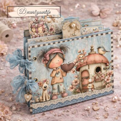 Bundle: Spring Cottage Blooms Scrapbook Paper & Ephemera