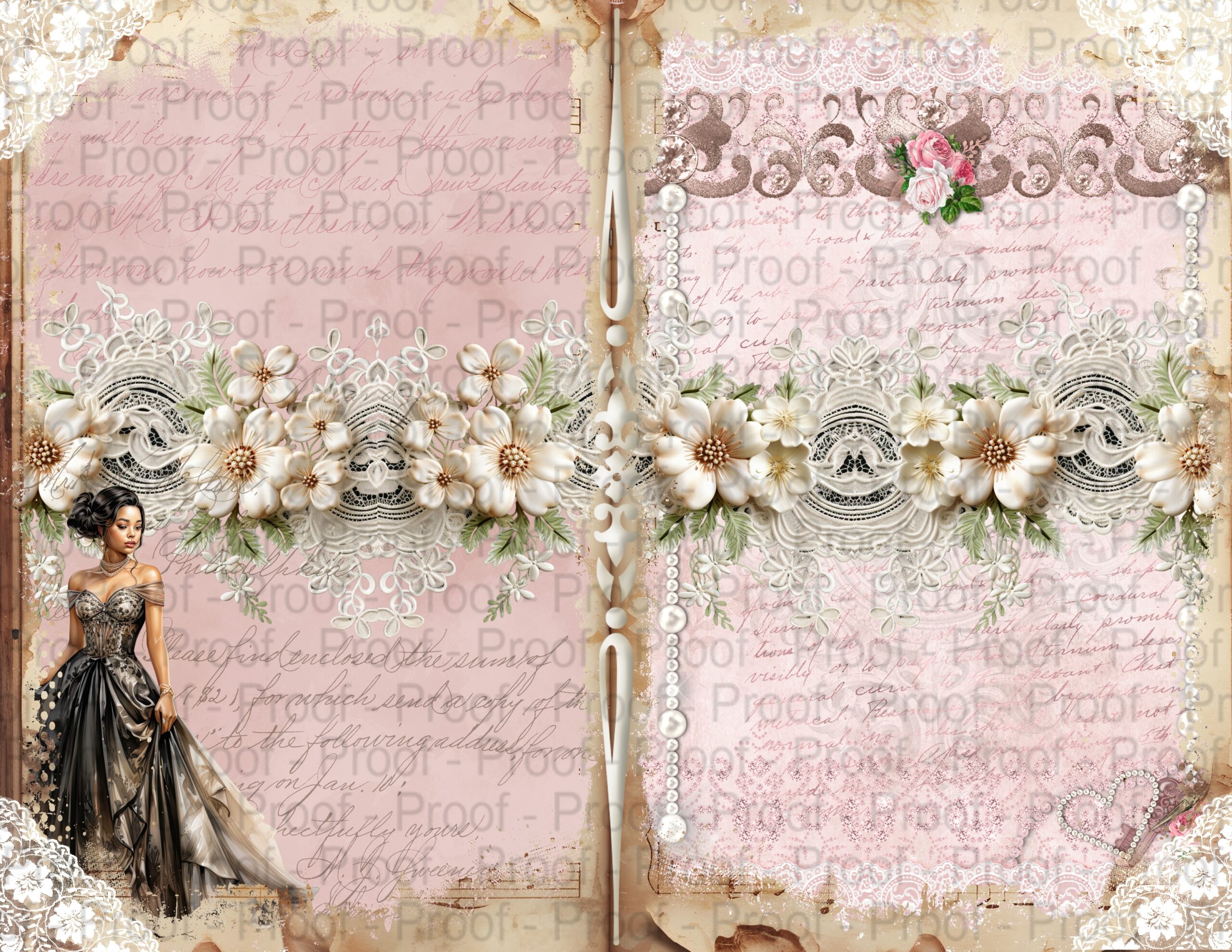 Junk journal digital paper collection in a shabby chic, vintage style. This paper collection by Decor8yourlife is perfect for elegant, shabby chic and vintage theme crafts like junk journals, mini albums, card making, scrapbooks and other DIY, handmade crafts.