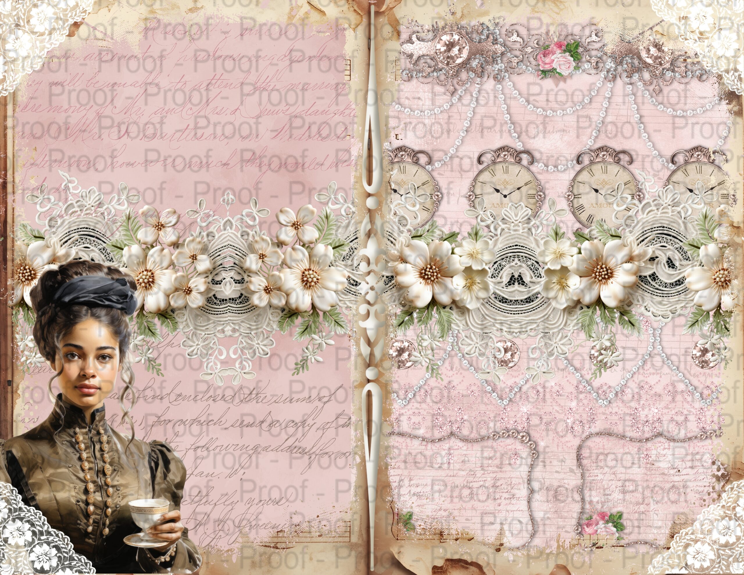 Junk journal digital paper collection in a shabby chic, vintage style. This paper collection by Decor8yourlife is perfect for elegant, shabby chic and vintage theme crafts like junk journals, mini albums, card making, scrapbooks and other DIY, handmade crafts.