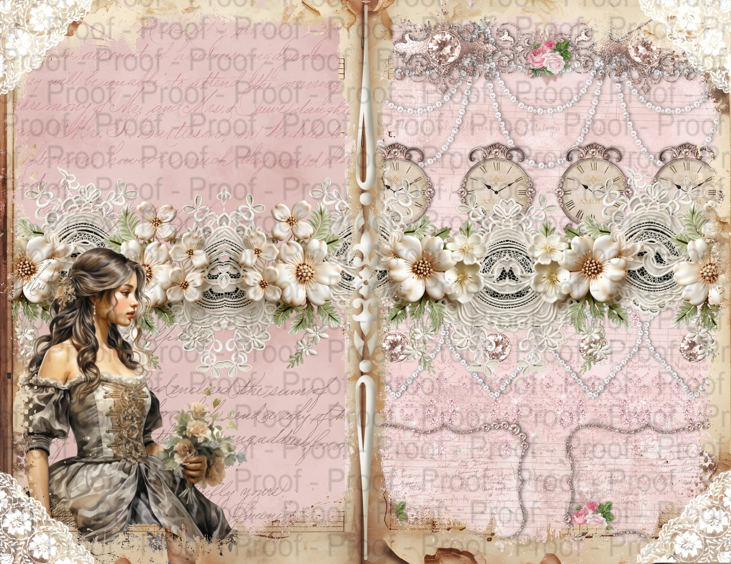 Junk journal digital paper collection in a shabby chic, vintage style. This paper collection by Decor8yourlife is perfect for elegant, shabby chic and vintage theme crafts like junk journals, mini albums, card making, scrapbooks and other DIY, handmade crafts.