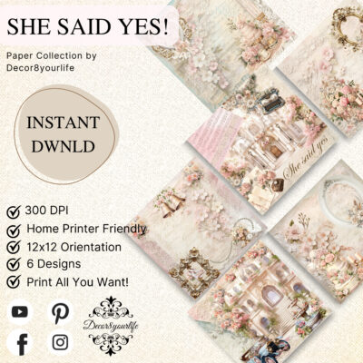 wedding scrapbook supplies. shabby chic.vintage style.cottage core.