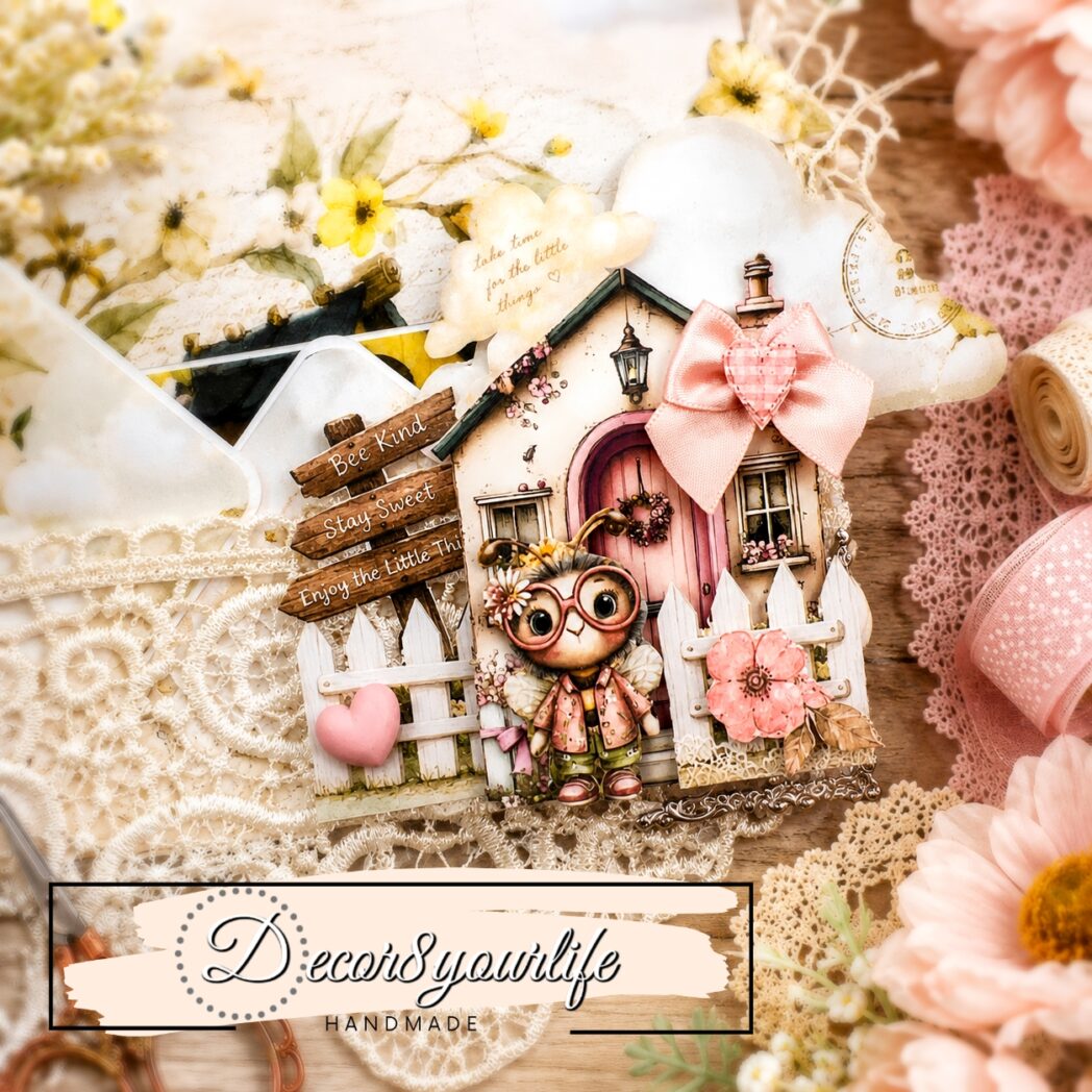 summer crafts - a cozy bee journal pocket idea