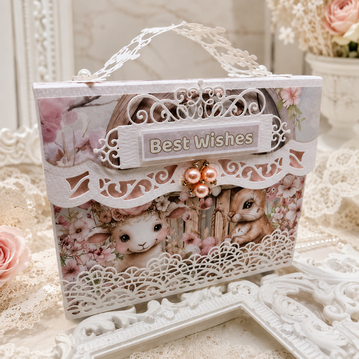 Scrapbook mini album by Sandi Nagel, using paper collections by Decor8yourlife.