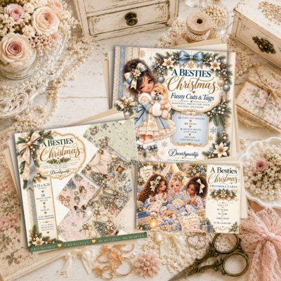 2026 Christmas theme scrapbook paper pack bundle by Decor8yourlife.