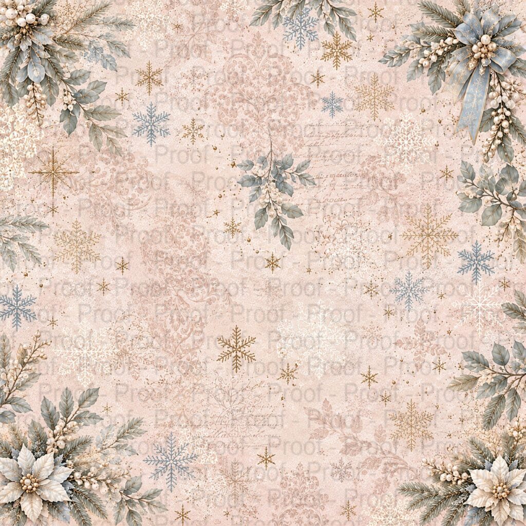 A Besties Christmas scrapbook paper designs by Decor8yourlife for holiday memory keeping and December Daily albums.